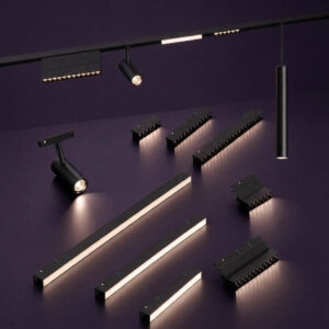 Magnetic track lighting