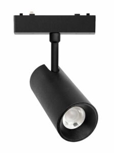 Adjustable magnetic track spotlights
