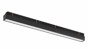 Linear diffused magnetic track lights
