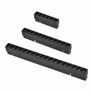 Linear anti-glare magnetic track lights