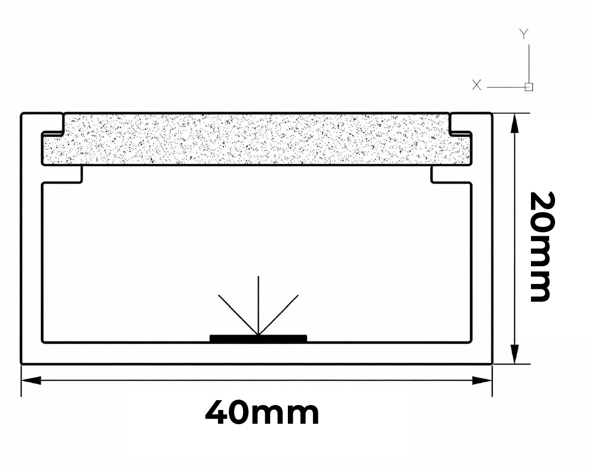 GLDL3 dimensions diagram