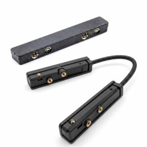 Power conductive connector for magnetic track