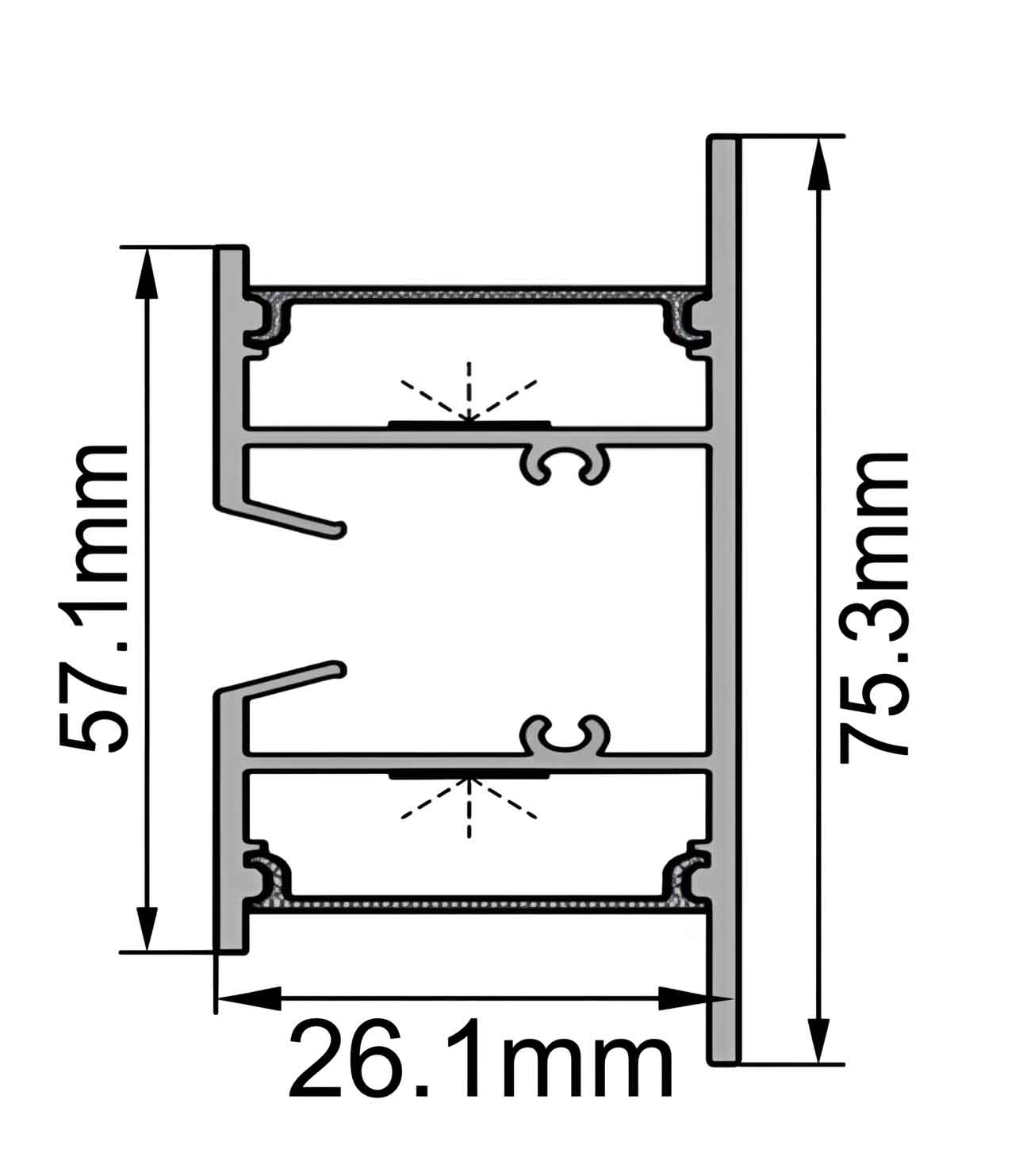 SPRL3-STR dimensions diagram and capacity chart 6
