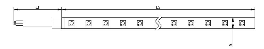 Strip Light Tunable White Diemention